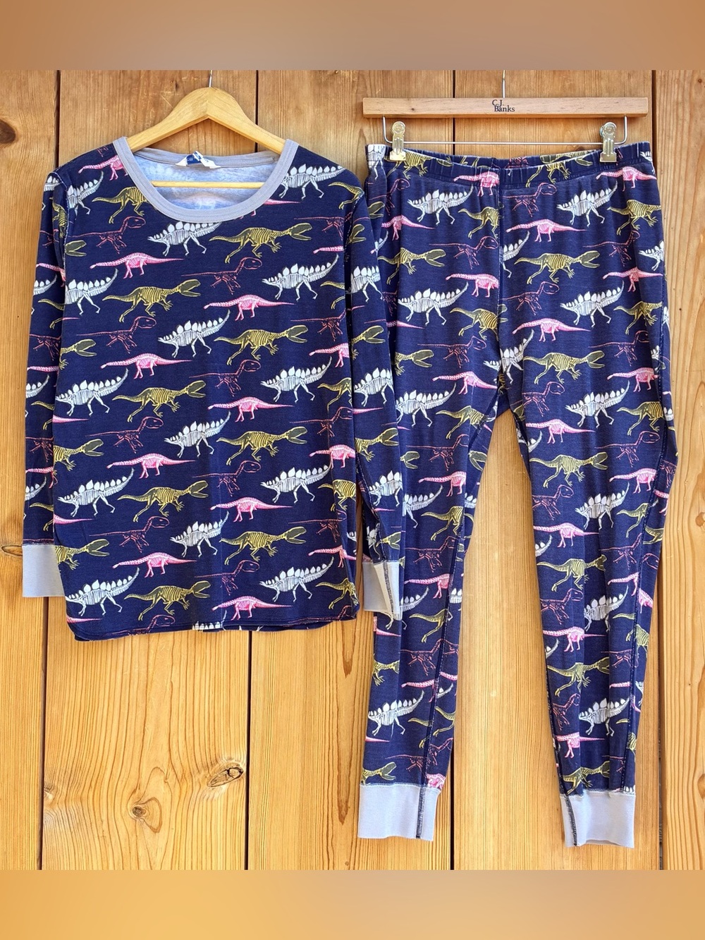 The Company Store Dinosaur Pajama Set Sz XL